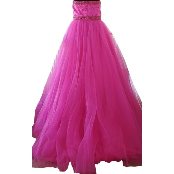 Luxury Designer Couture Evening Wedding Cocktail Runway Party Prom Gown Dress NW - Picture 9 of 16